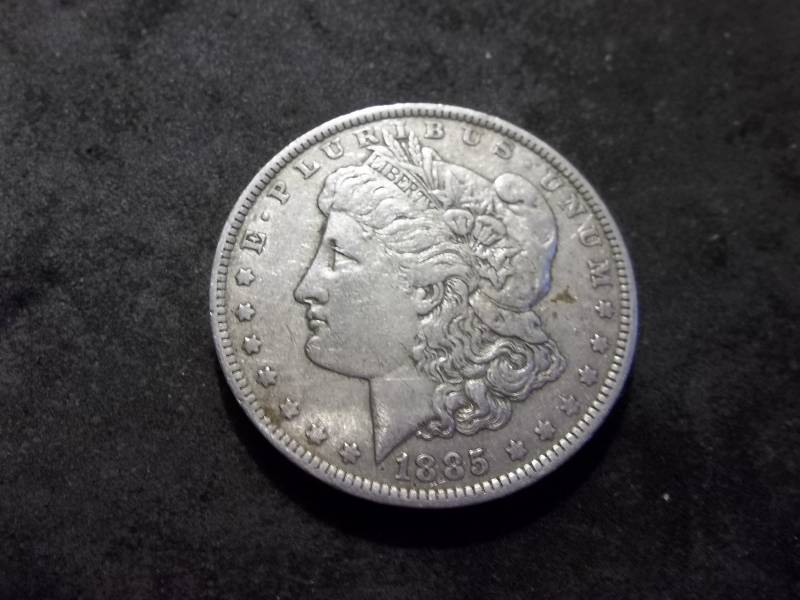 1885 O Morgan Silver Dollar