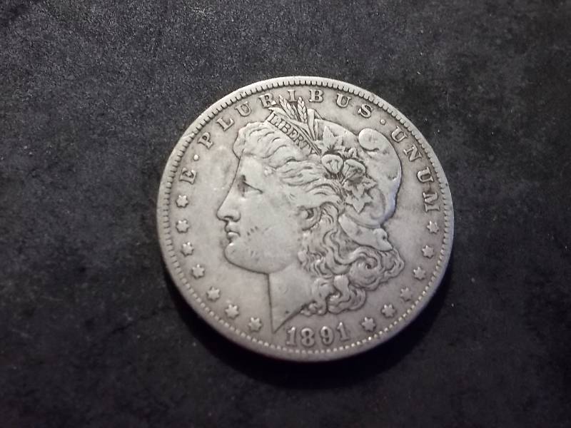 1891 Morgan Silver Dollar