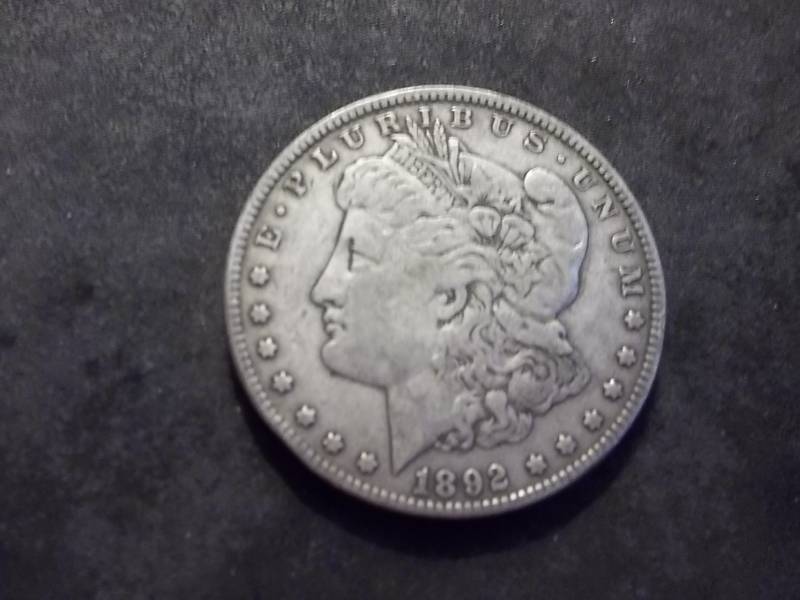 1892  Morgan Silver Dollar
