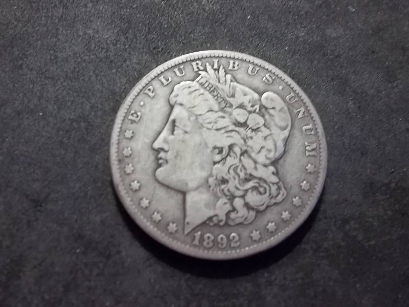 1892 O Morgan Silver Dollar