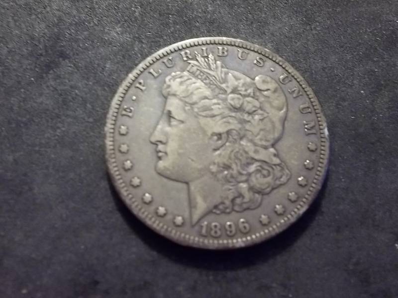 1896 S  Morgan Silver Dollar