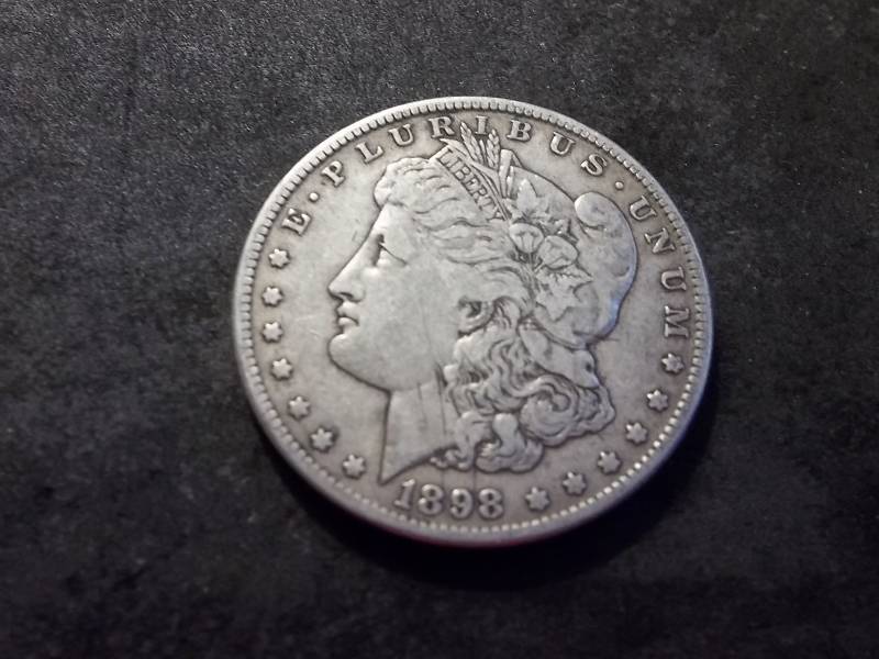 1898 O Morgan Silver Dollar