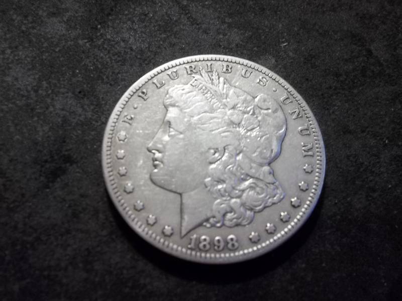 1898 S Morgan Silver Dollar