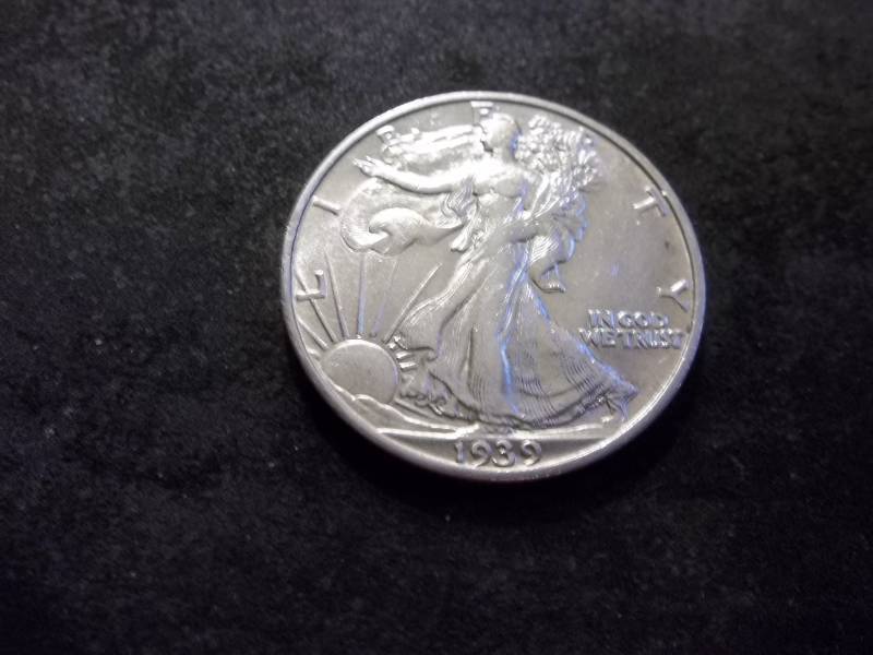 1939 S Walker Half Dollar