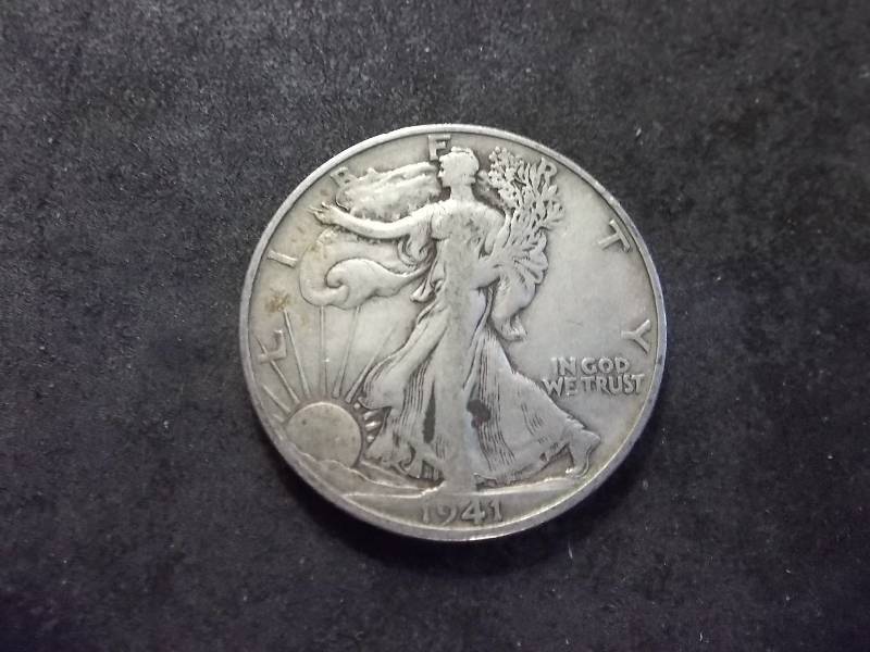 1941 S Walker Half Dollar