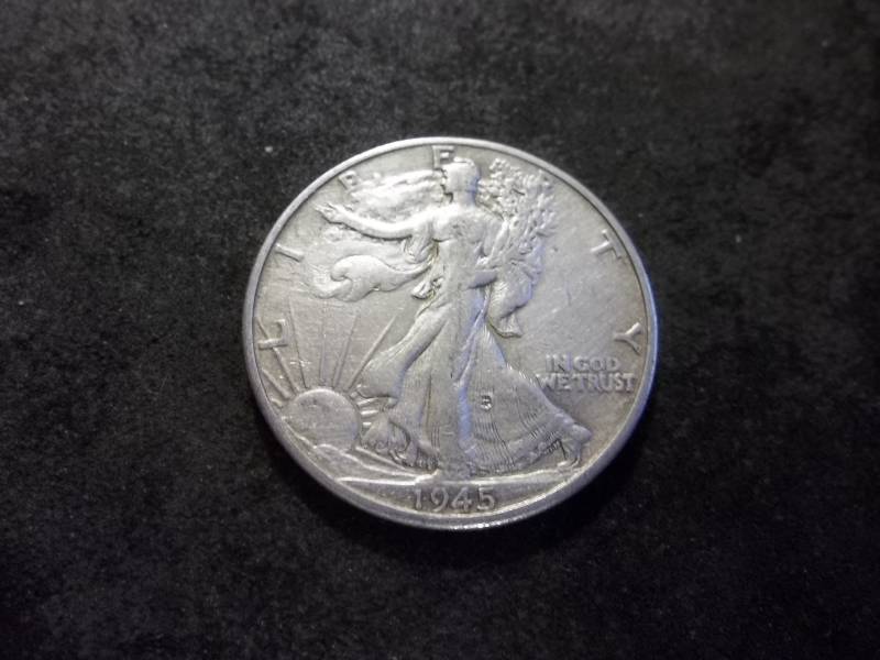 1945 D  Walker Half Dollar