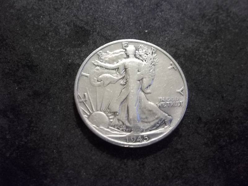 1945 S  Walker Half Dollar