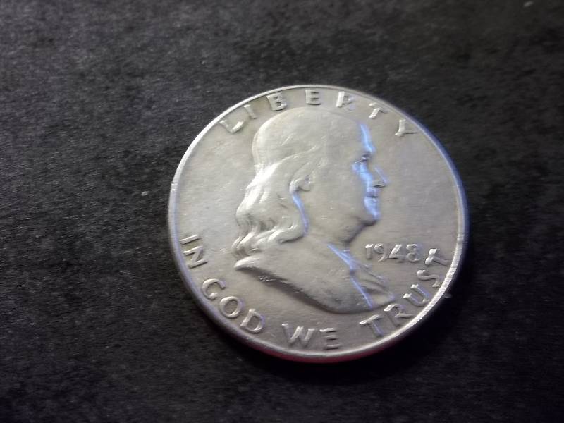 1948 D  Franklin Half Dollar