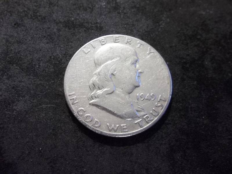 1949 S  Franklin Half Dollar