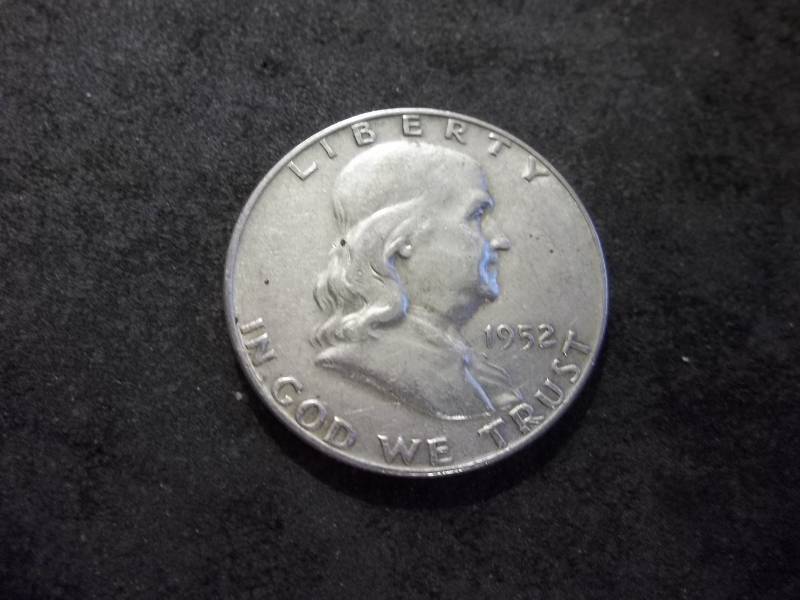 1952 D Franklin Half Dollar