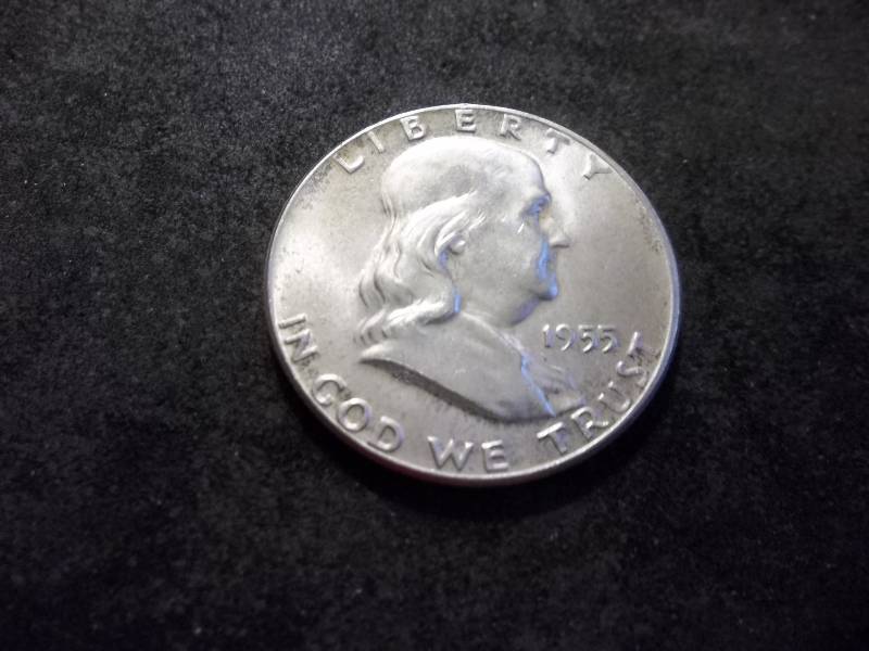 1955 Franklin Half Dollar Bugs Bunny