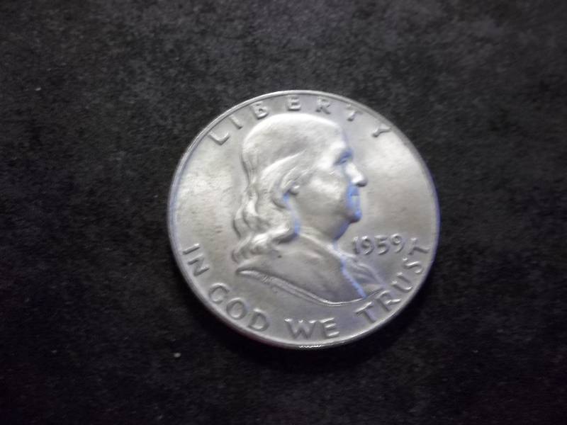 1959 D Franklin Half Dollar