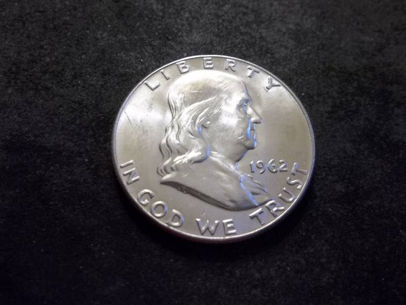 1962 D  Franklin Half Dollar