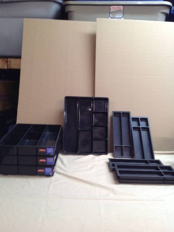 Drawer Organizers - Five Small and Four Large