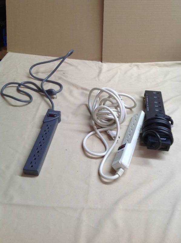 Three Power Cords -  One 12 Foot, and two 6 feet cords