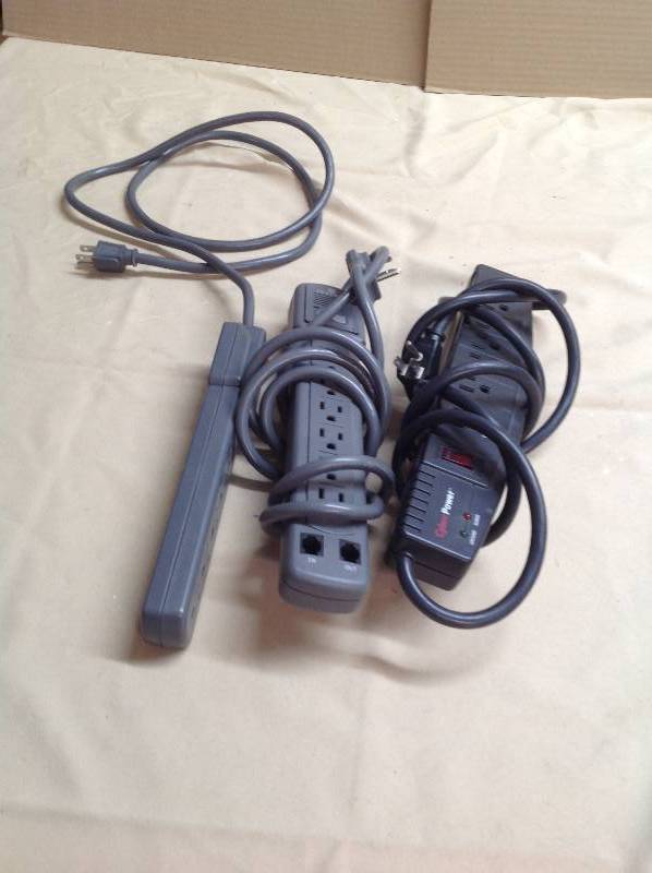 Three Power Cords - 5 foot Cords