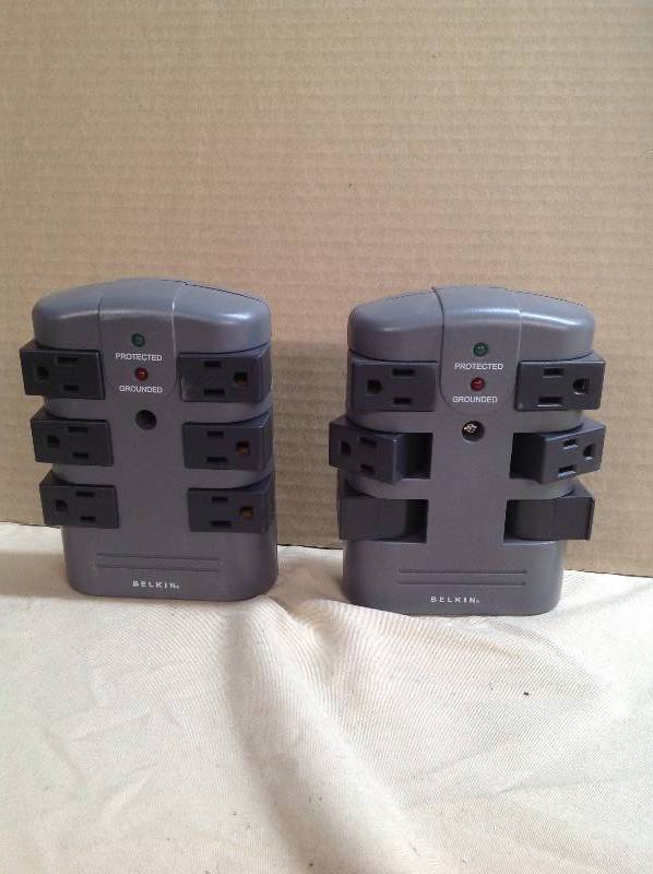 Two - Belkin 6 Spot Surge Protector