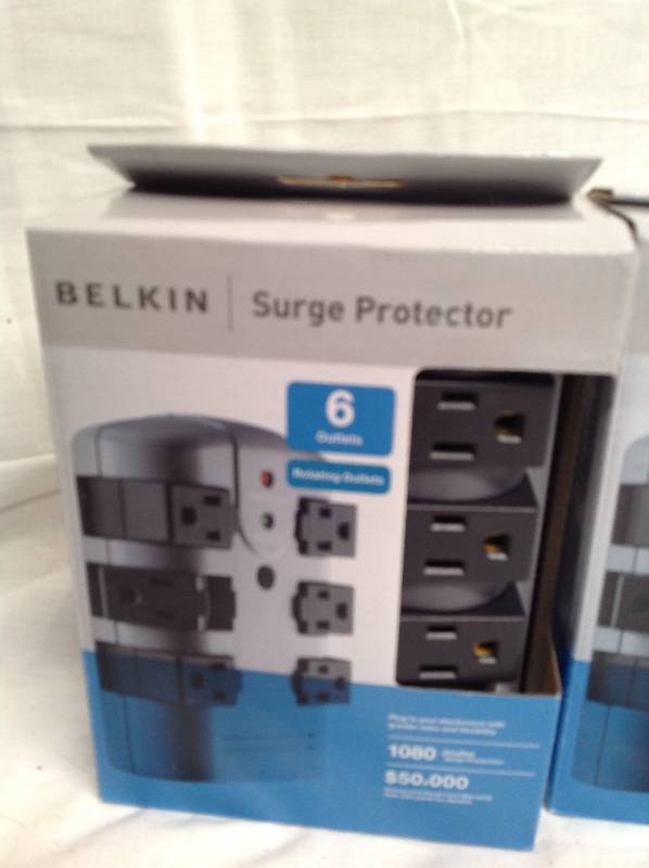 Two - Belkin 6 Spot Surge Protector
