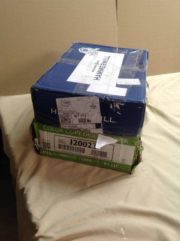 One Case of 80 lb - 8.5 X 11 Paper - Open Box
