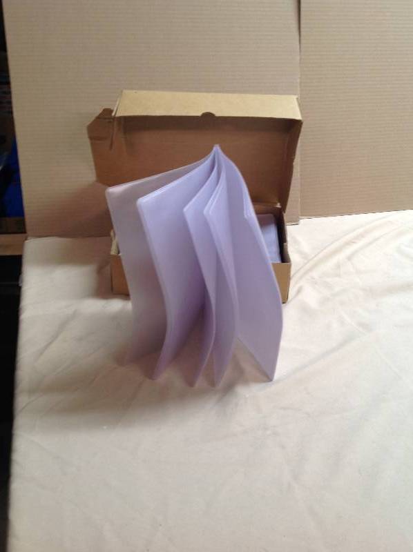 14 - 12 Page See Through Folders - Plastic Sleeve Binders