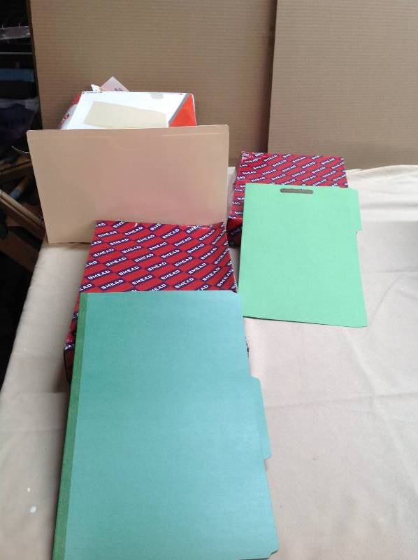 Three different Kinds - Reinforced File Jacket, Fastener Folders, & Classification Folders