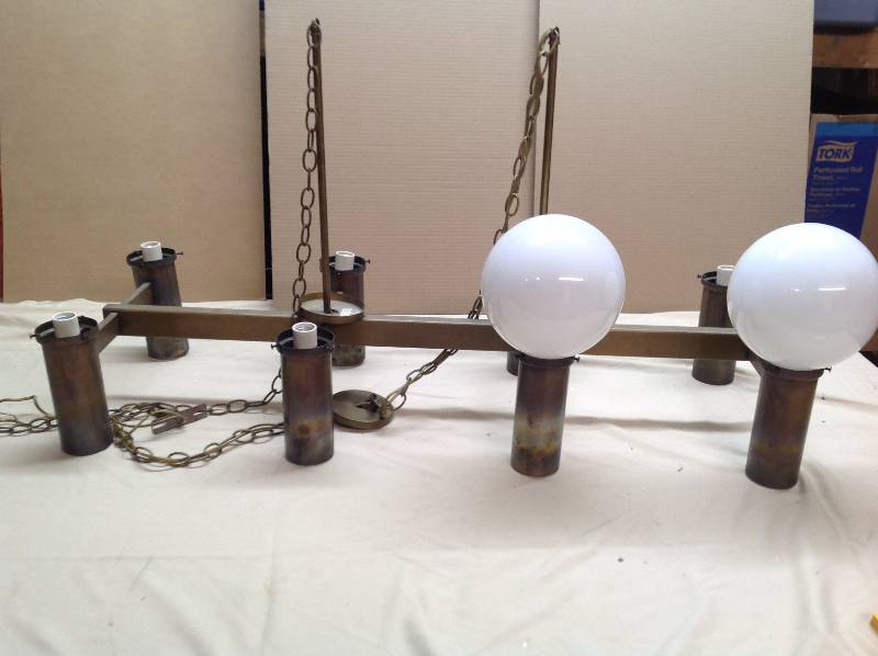 Ceiling Hung Lights - 16 lights - 8 on Top and 8 on the Bottom