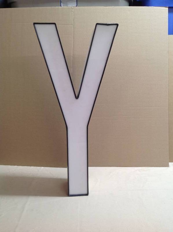 White Letter - Y