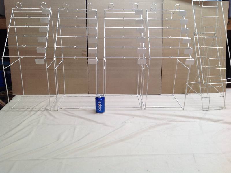 Five Display Racks - 2 Different Styles