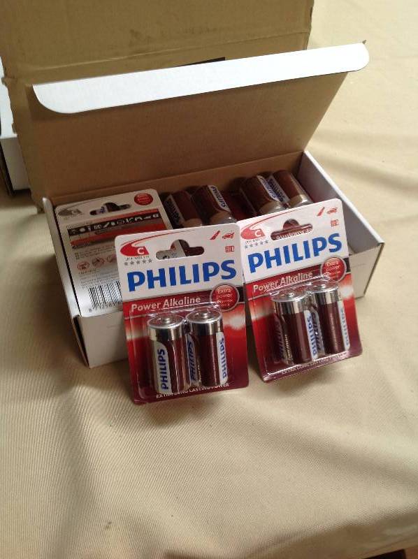 NEW- Phillips C Batteries-  4 boxes of 12 Two Packs