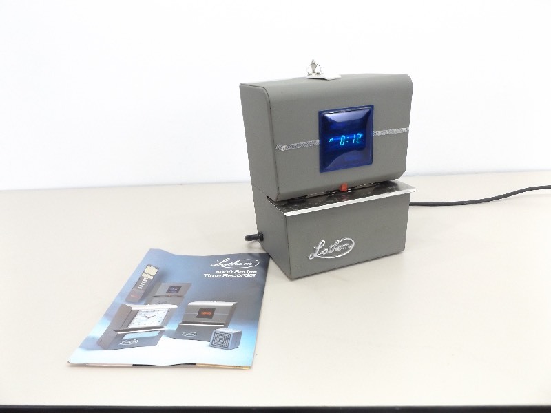 lot 6 image: Lathem Digital Time Clock