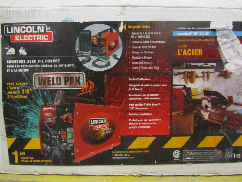 lot 16 image: Lincoln Electric Weld Pak 125 HD Wire-Feed Welder