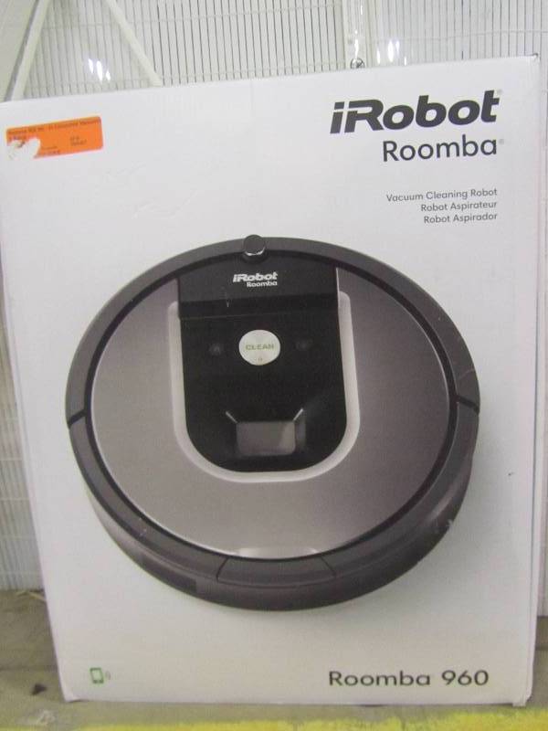 lot 76 image: iRobot Roomba 960 Wi-Fi Connected Vacuuming Robot