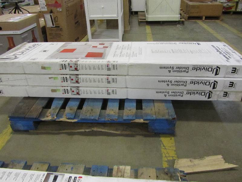 lot 83 image: u divide dividers   (x3)