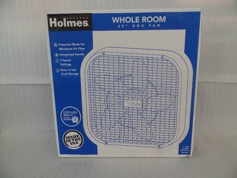 lot 65 image: Holmes 20 Box Fan