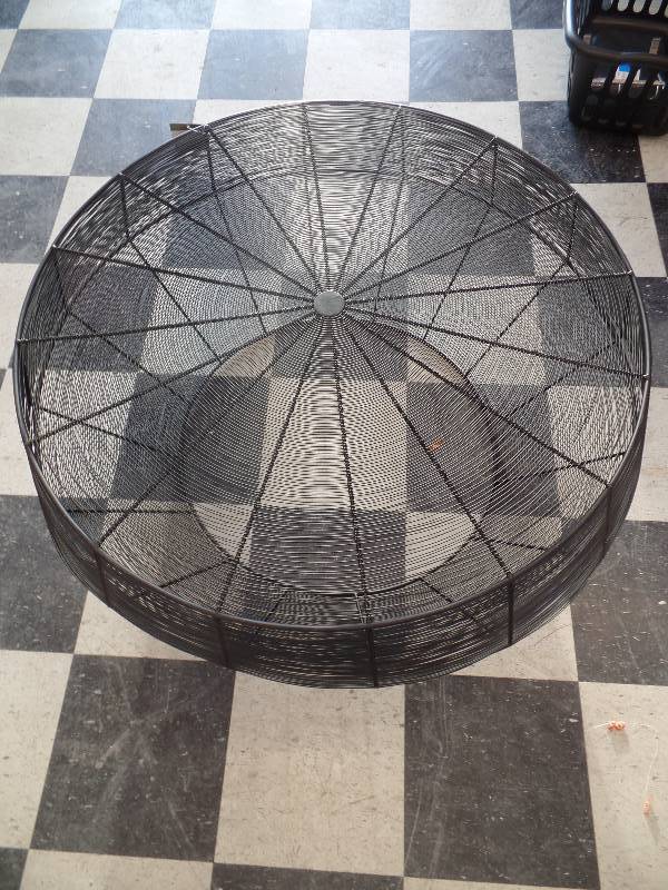 lot 99 image: Wire Coffee Table