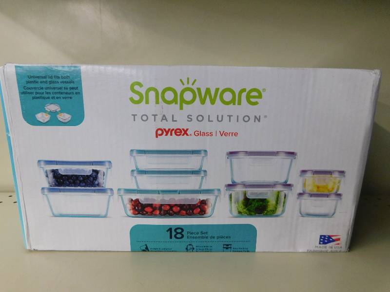 SNAPWARE PREX GLASS STORAGE CONTAINERS