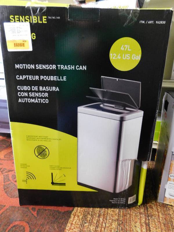 SENSIBLE MOTION SENSOR TRASH CAN