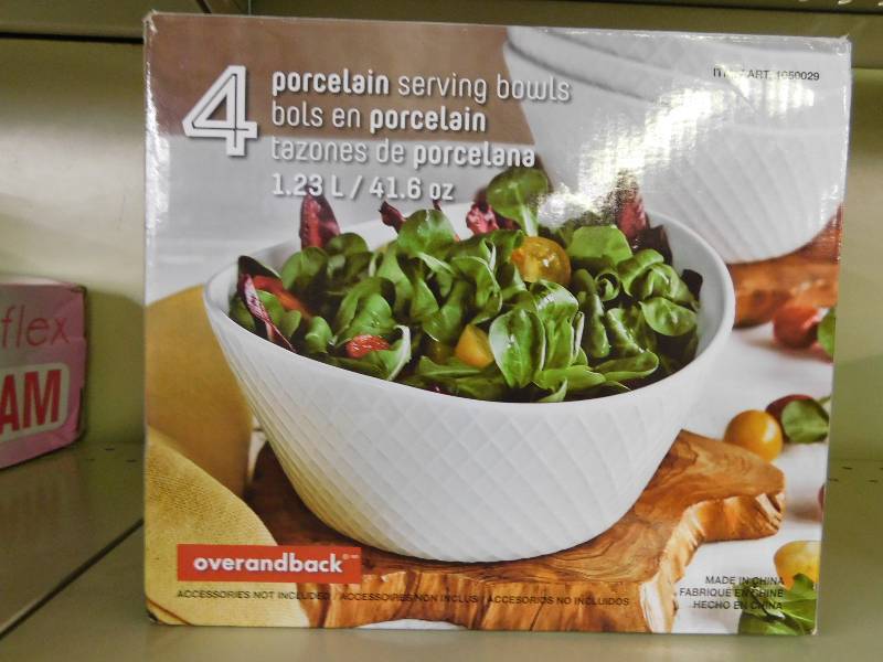 4 PC PORCELAIN BOWL SET