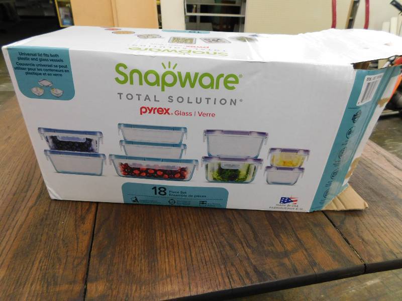 SNAPWARE PREX GLASS STORAGE CONTAINERS