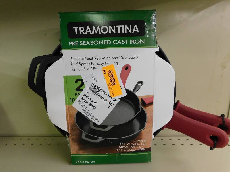TRAMONTINA CAST IRON FRYING PANS