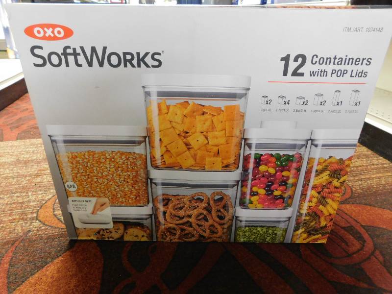 SOFTWORKS OXO CONTAINERS, SET OF 12