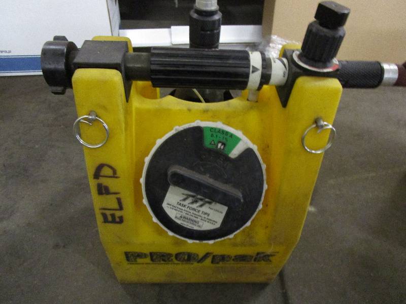 lot 7 image: Task Force PROPack Foamer Model UM12 With partial cantainer of Foam Solution