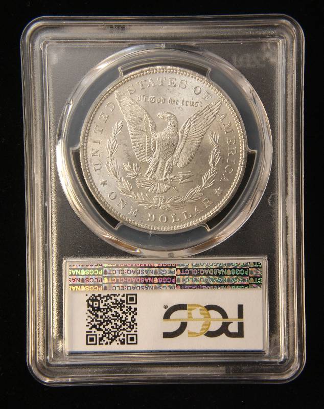 lot 13 image: 1880 MORGAN SILVER DOLLAR MS63 PCGS