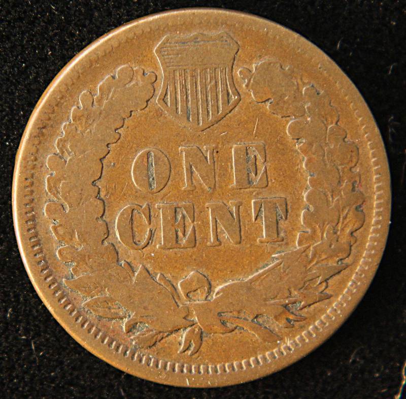 lot 21 image: 1876 INDIAN HEAD CENT VG