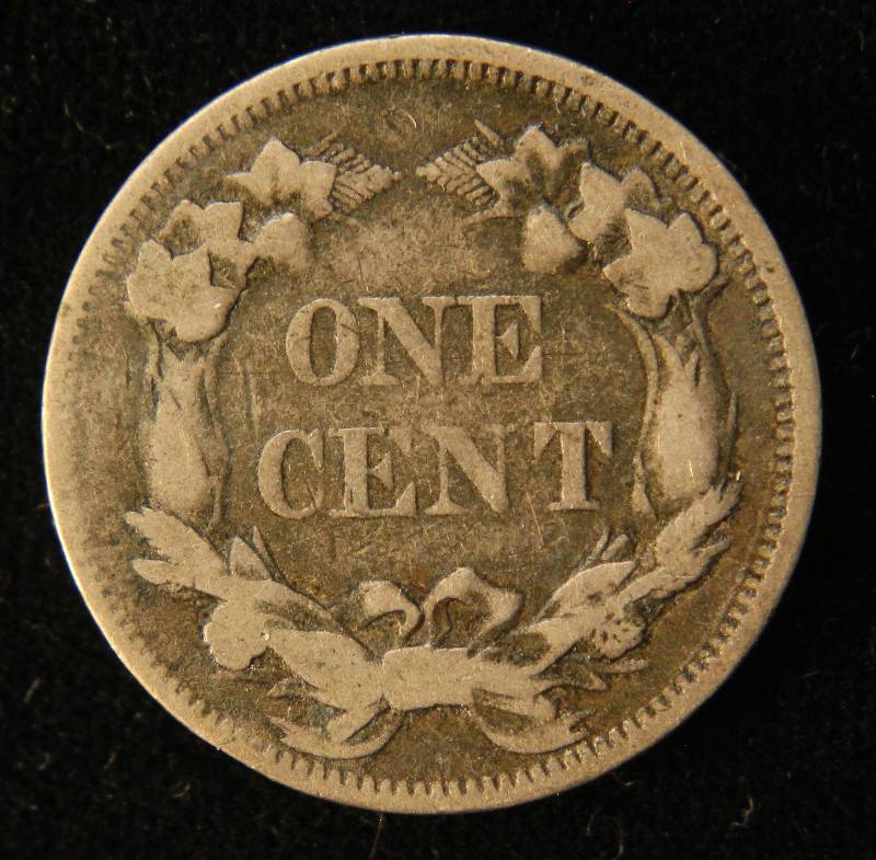 lot 23 image: 1858 SMALL LETTERS FLYING EAGLE CENT FINE