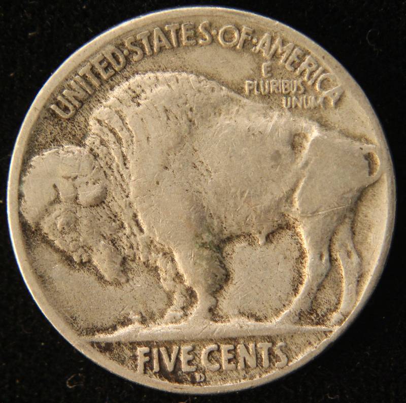 lot 29 image: 1927-D BUFFALO NICKEL FINE