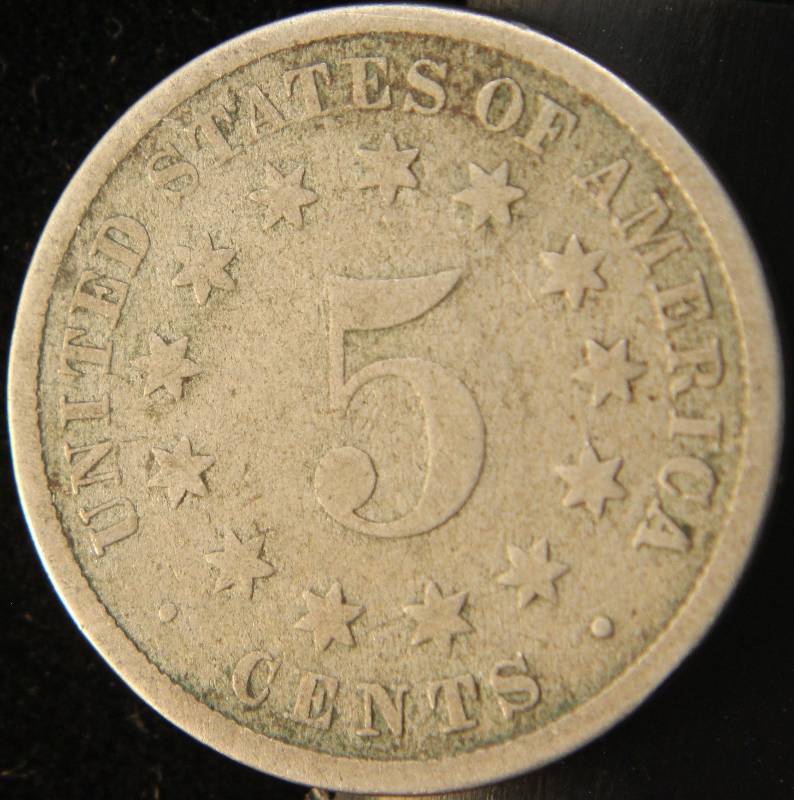 lot 53 image: 1882 US SHIELD NICKEL FIRST YEAR OF ISSUE