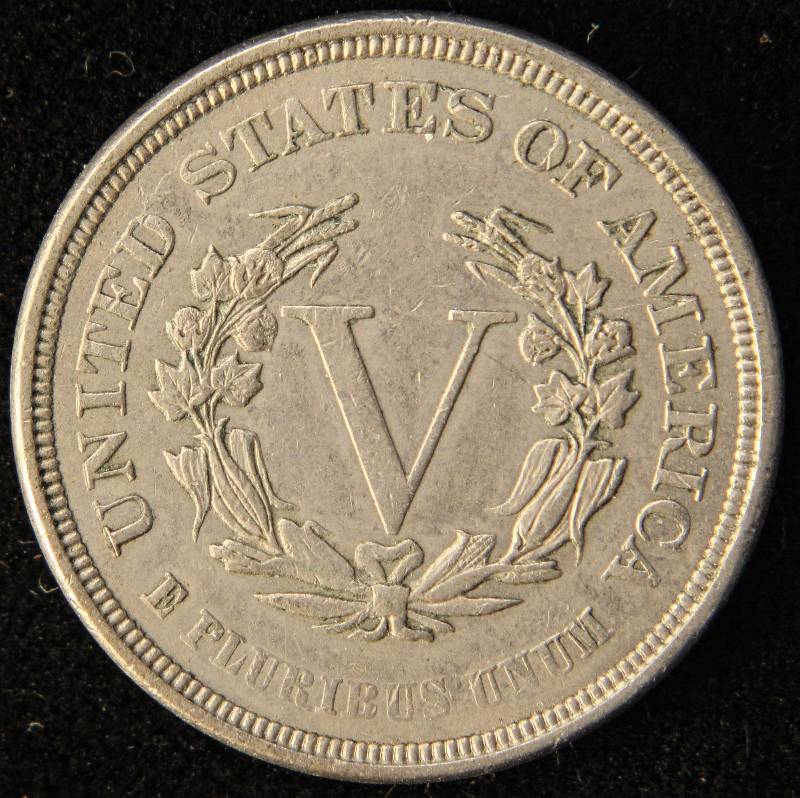 lot 63 image: 1883 NO CENTS LIBERTY V NICKEL AU
