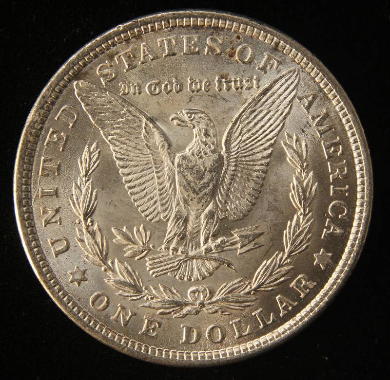 lot 87 image: 1921 MORGAN SILVER DOLLAR BU UNC