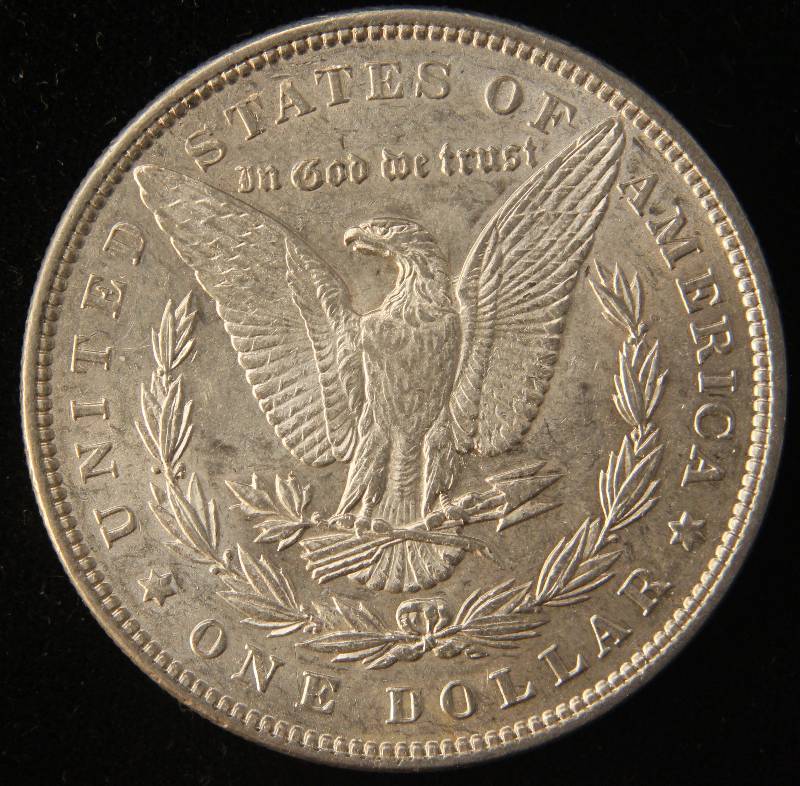 lot 105 image: 1898 MORGAN SILVER DOLLAR AU